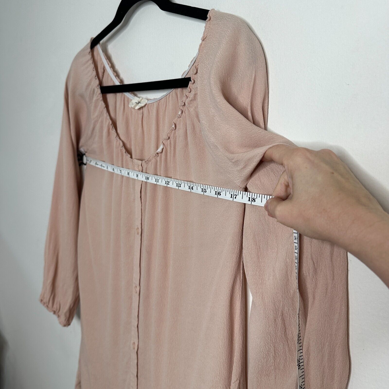 Other American Vintage Blush Off Shoulder Button Blouse Top Small Size S / US 4 / IT 40 - 9 Thumbnail