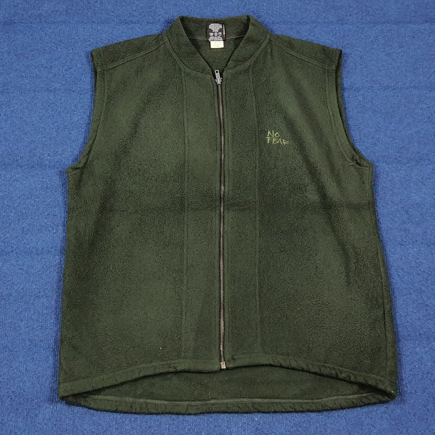 No Fear Vintage 90s No Fear Fleece Vest Gorpcore Style C279N19 Size US L / EU 52-54 / 3 - 3 Thumbnail