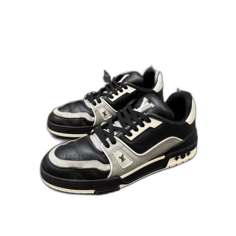 Louis Vuitton Lv Trainer Black and Gray Sneakers Size 42 Size US 8 / EU 41 - 1 Thumbnail