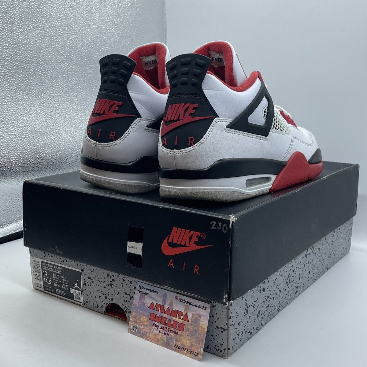 Jordan Brand Air Jordan 4 fire red Size US 13 / EU 46 - 5 Thumbnail