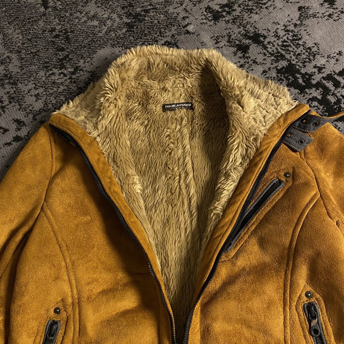 Hysteric Glamour × Undercover 2000s Hideaways Nicole Fur Suede Jacket Ifsix Vkei Lgb Y2k🔥 Size US M / EU 48-50 / 2 - 6 Thumbnail
