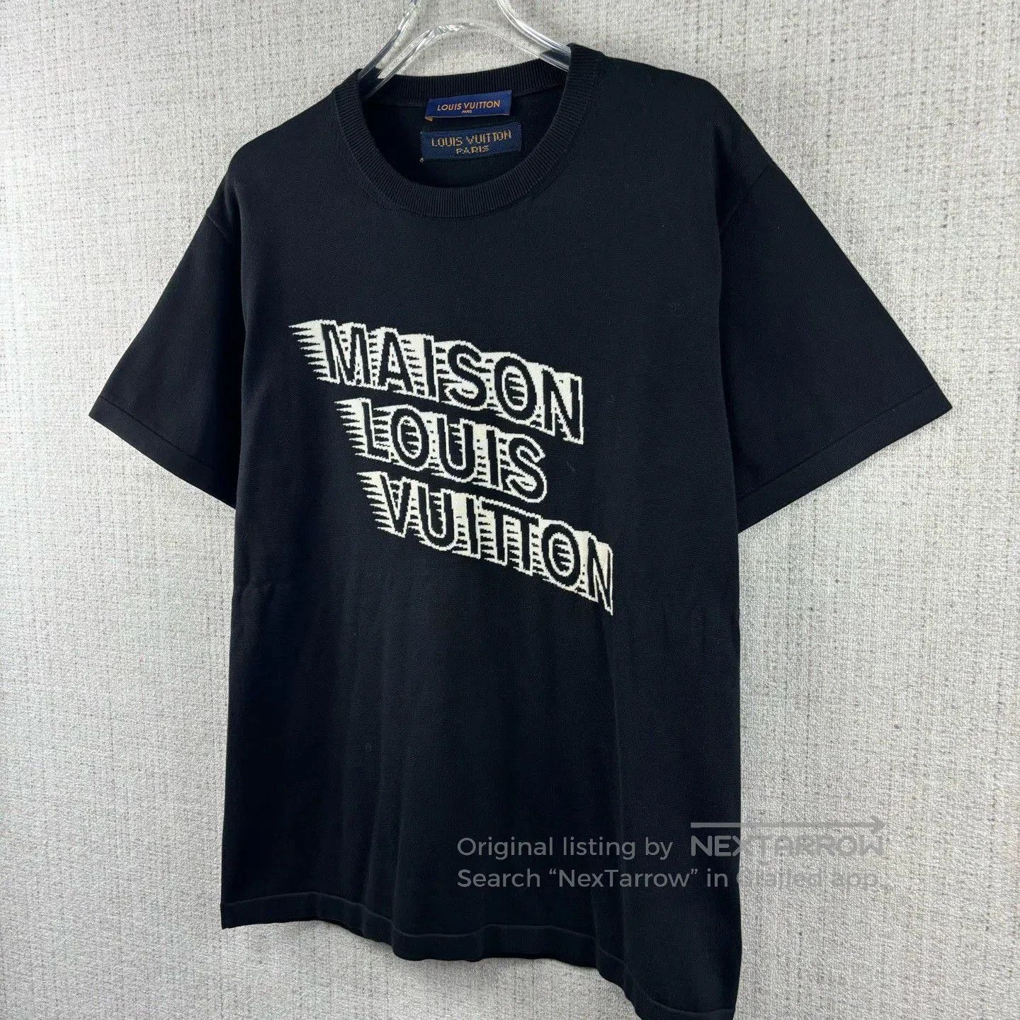 Louis Vuitton Louis Vuitton Logo Knit Short Sleeve Tee. Size US XL / EU 56 / 4 - 2 Thumbnail
