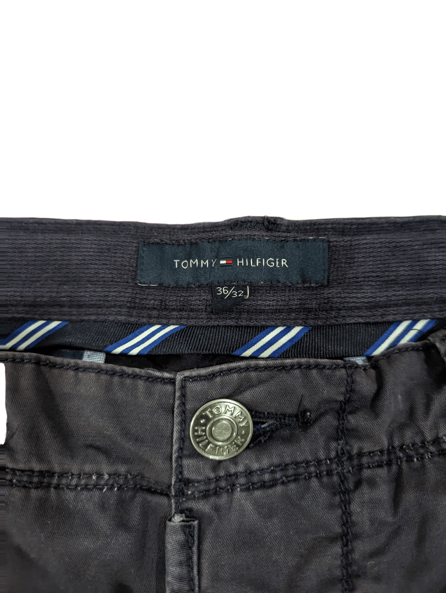 Tommy Hilfiger DISTRESSED TOMMY HILFIGER DOUBLE KNEE CARGO PANTS Size US 36 / EU 52 - 6 Thumbnail