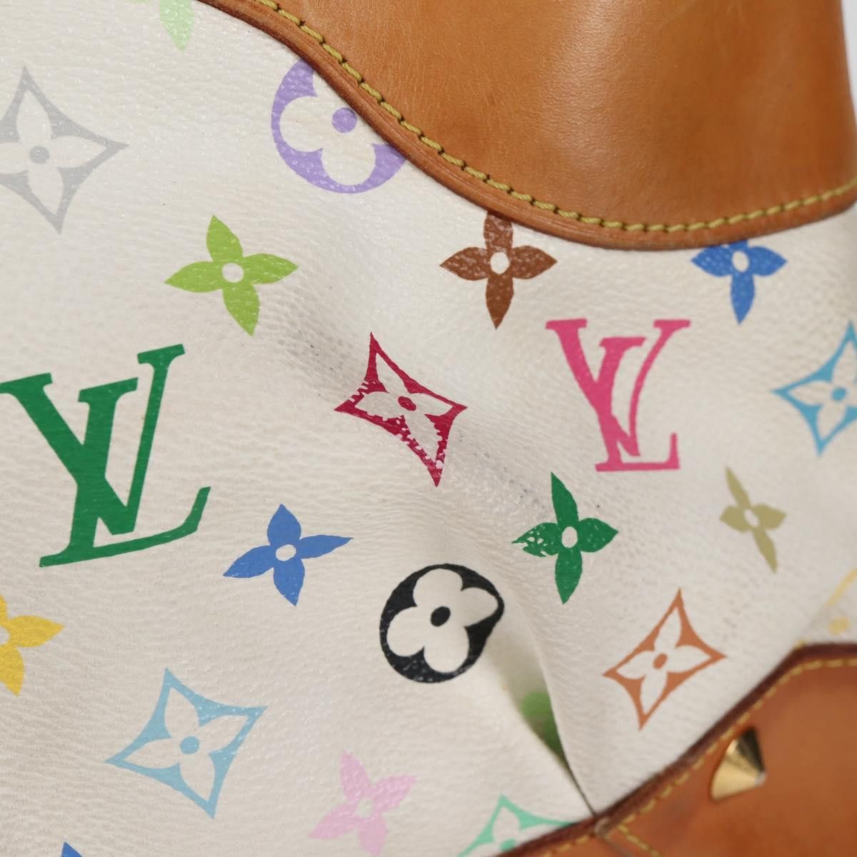 Louis Vuitton LOUIS VUITTON Monogram Multicolor Judy MM Bag White M40255 Size ONE SIZE - 3 Thumbnail