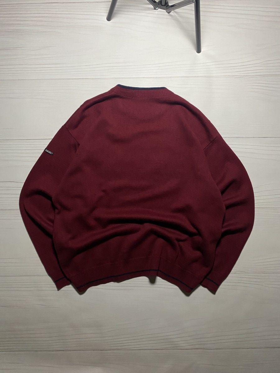Diesel × Vintage Vintage Diesel Big Logo Box Fit oversize y2k sweater Size US XL / EU 56 / 4 - 2 Thumbnail