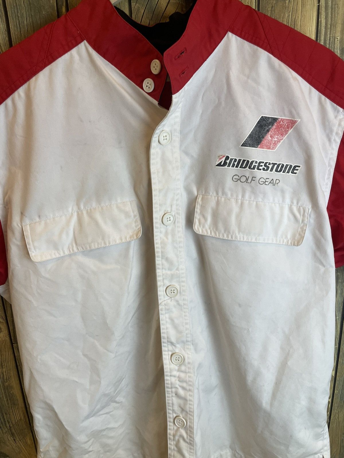 Japanese Brand × Vintage Vintage Bridgestone golf gear Button Shirt Size US M / EU 48-50 / 2 - 3 Thumbnail