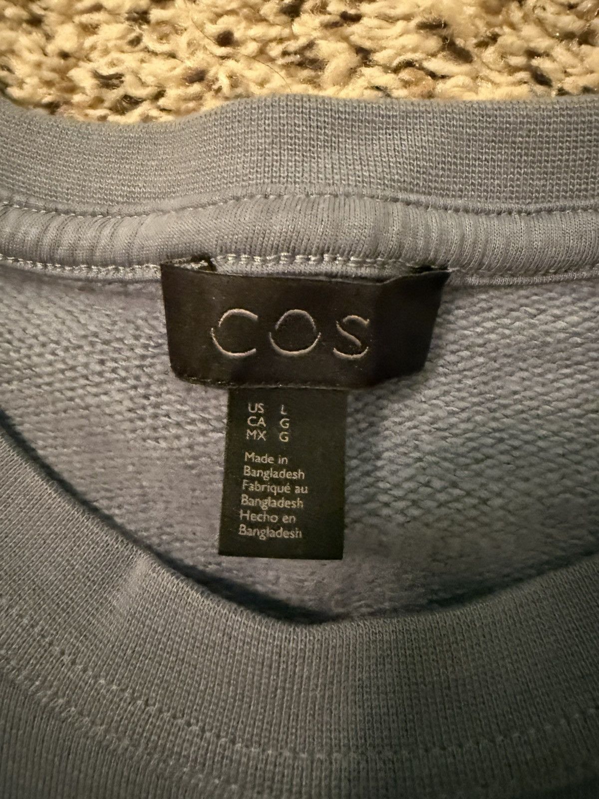 Cos COS Turquoise Blue Sweatshirts Size US L / EU 52-54 / 3 - 2 Thumbnail