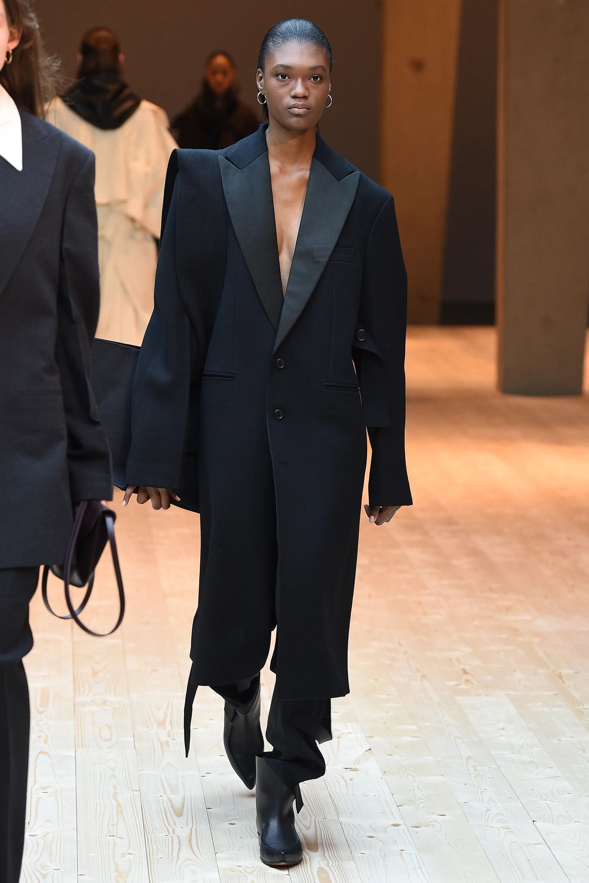 Celine Fall 2017 Runway Chesterfield Coat Size XS / US 0-2 / IT 36-38 - 11 Thumbnail