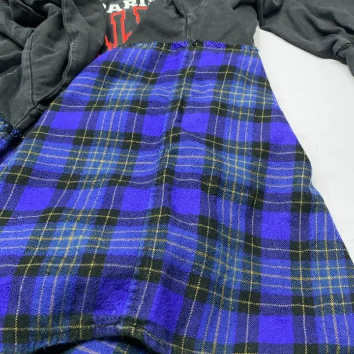 Balenciaga Balenciaga Patchwork Check Print Button-Up Shirt 0079-2507 Size US M / EU 48-50 / 2 - 9 Thumbnail