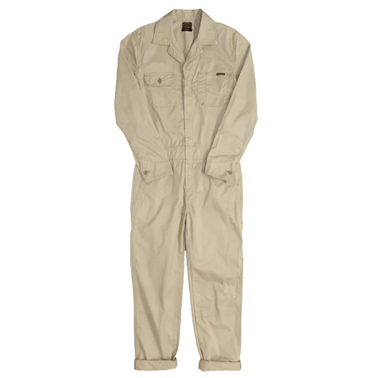 Civilianaire Civilianaire Khaki Twill Zip Long Sleeve Utility Jumpsuit XS Size 26" / US 2 / IT 38 - 15 Thumbnail