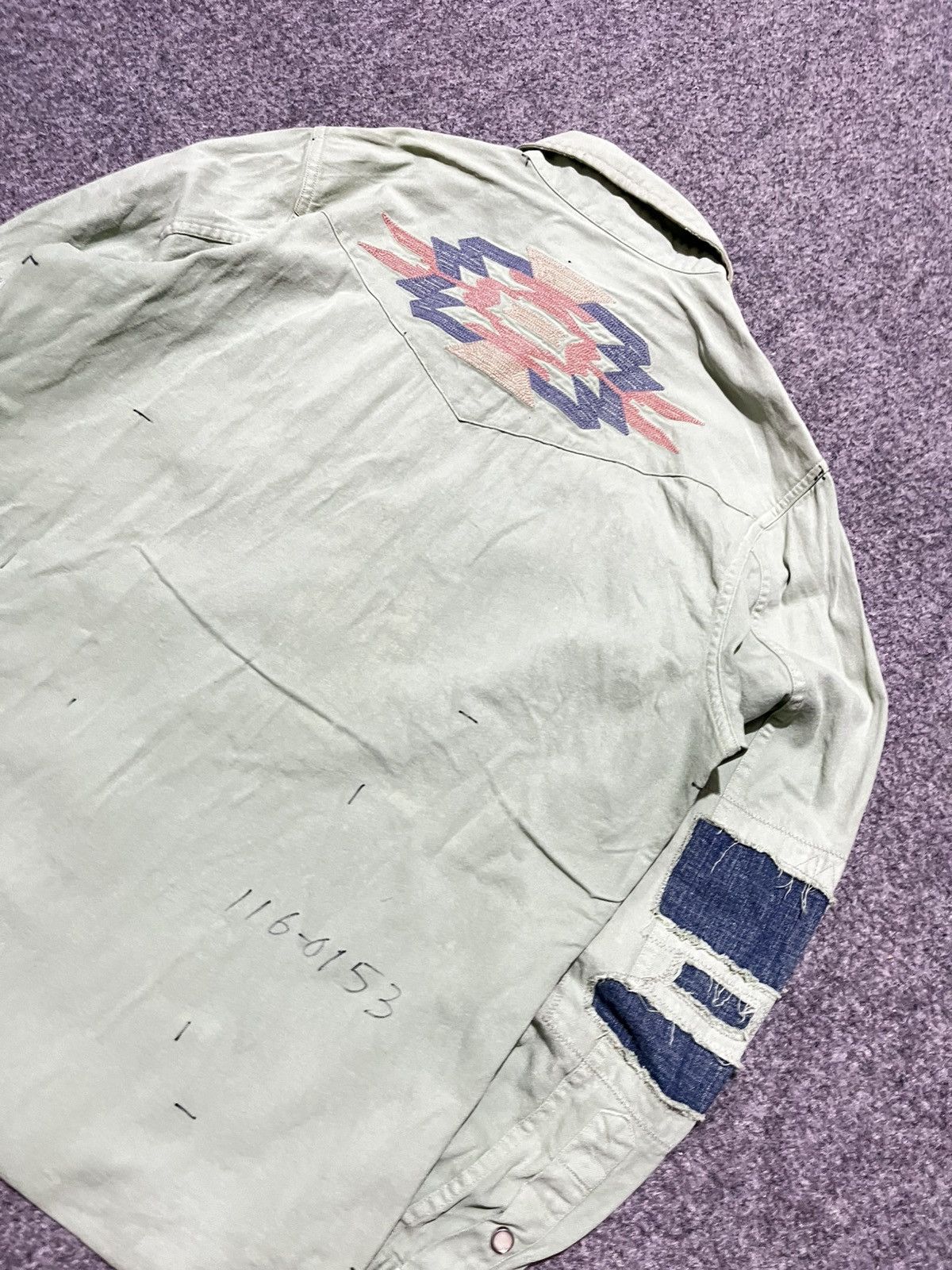 RRL Ralph Lauren ❌❌SOLD❌❌Vintage RRL Western Wear Longsshirt Size US M / EU 48-50 / 2 - 13 Thumbnail