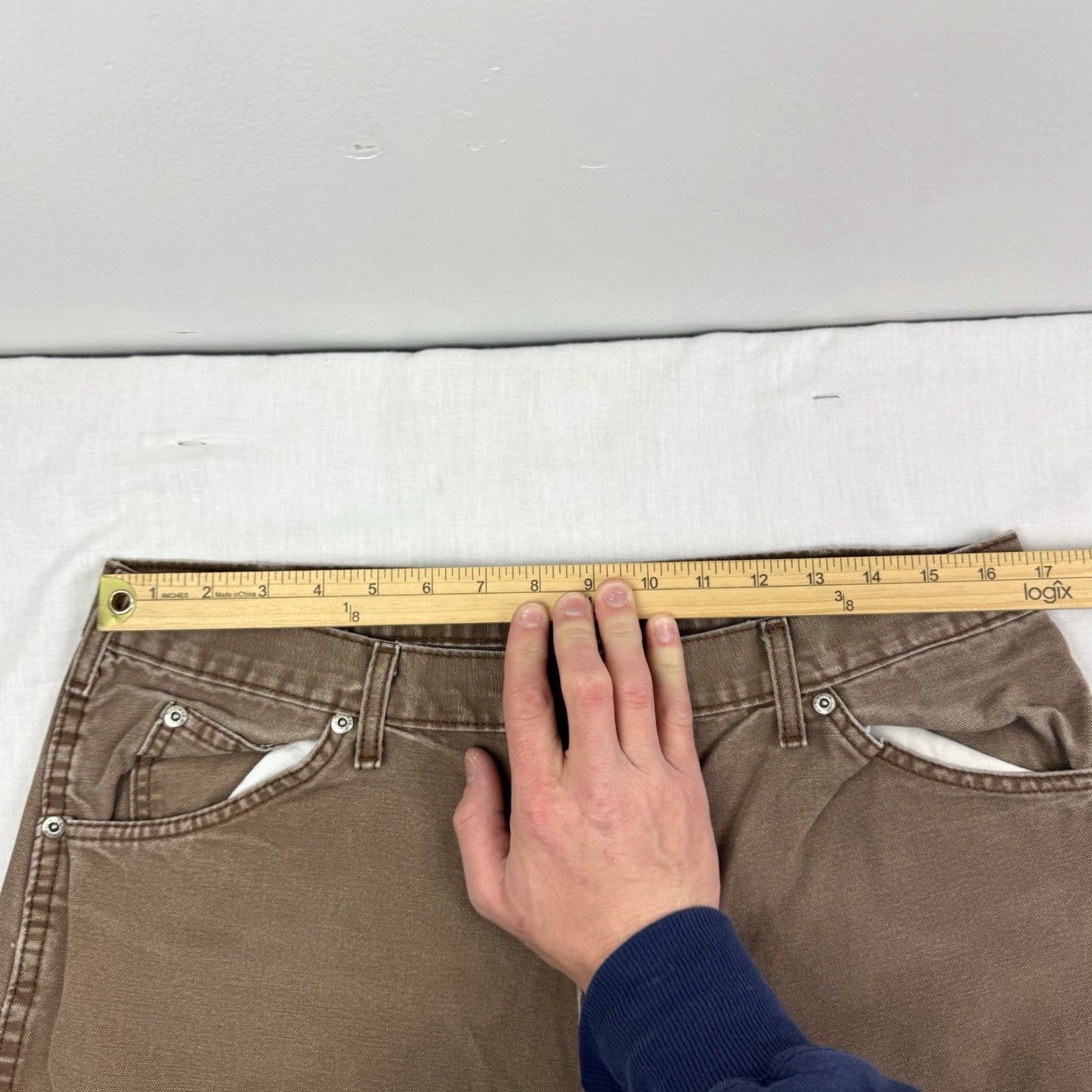 Dickies VINTAGE Dickies Pants Men's Canvas 36x30 Relaxed Fit Workwear Brown 1990s Punk Grunge Chino Shirt? Size US 36 / EU 52 - 6 Thumbnail
