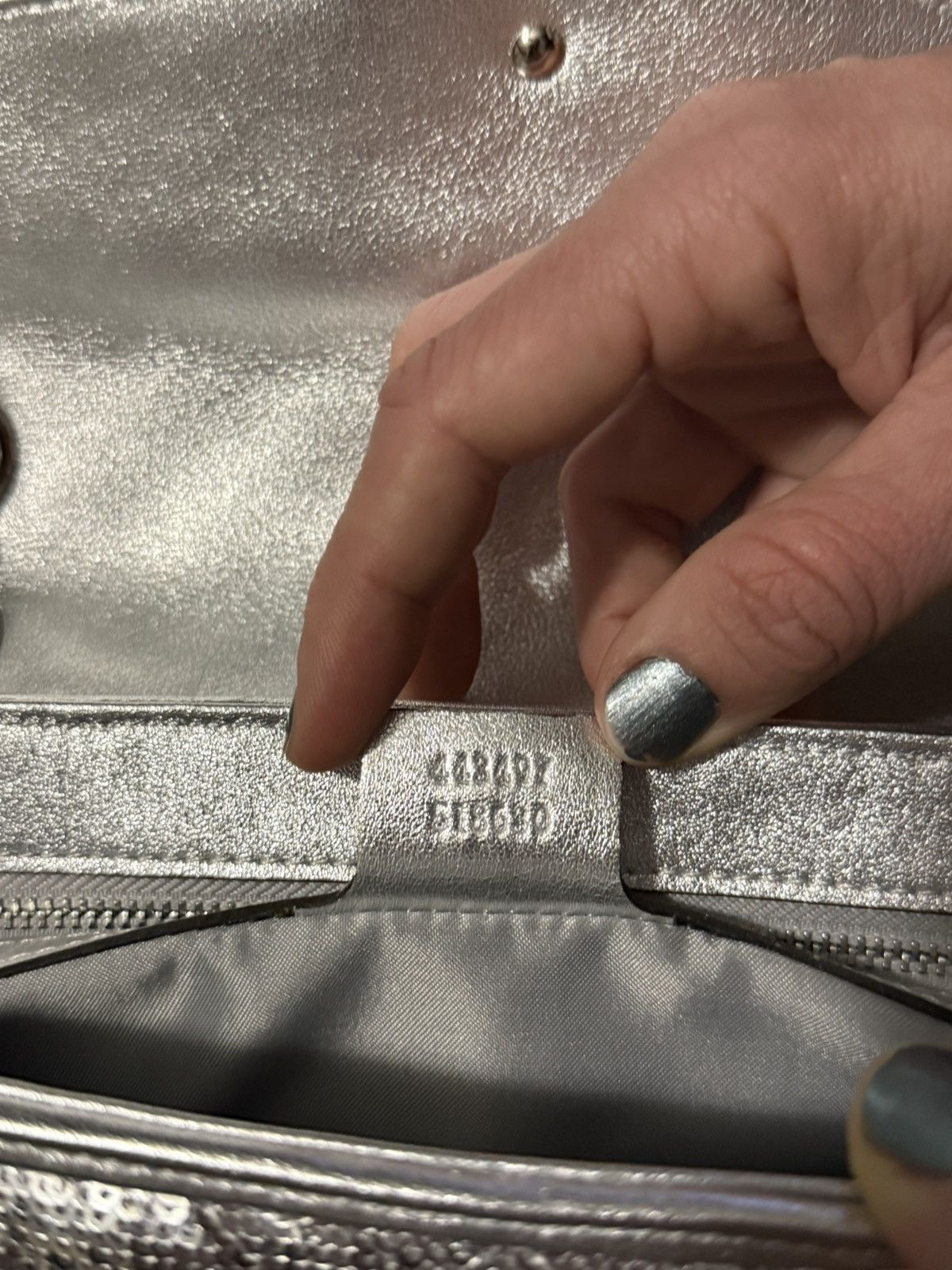 Gucci Gucci GG Marmot Small Sequin Shoulder Bag Size ONE SIZE - 8 Thumbnail