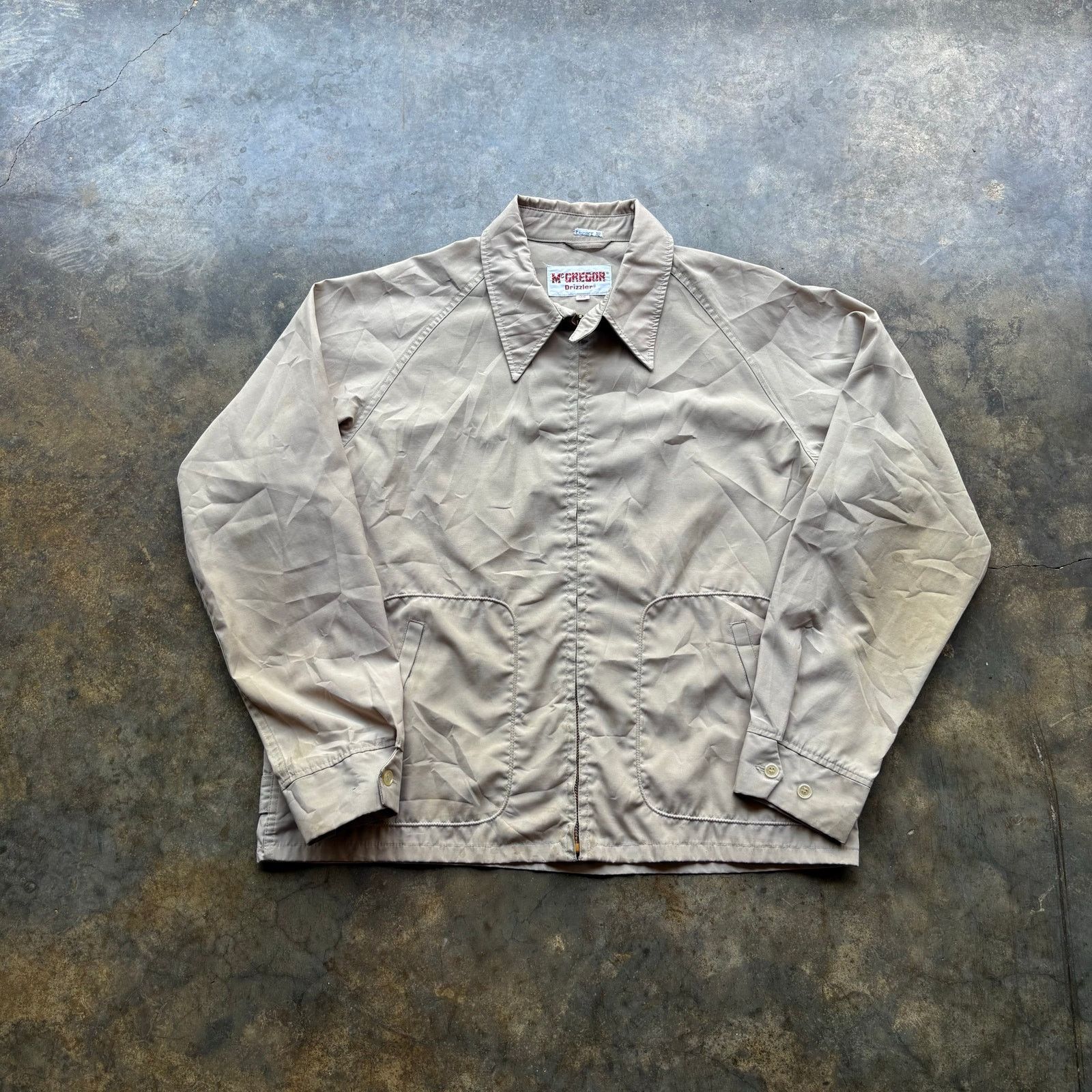 McGregor Vintage Mcgregor SECURITY Stenciled Zip Up jacket Size US XL / EU 56 / 4 - 1 Thumbnail
