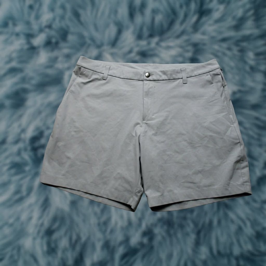 Lululemon Lululemon Mens Regular Gray Athletic Performance Shorts 38 - Zip Size US 38 / EU 54 - 1 Thumbnail