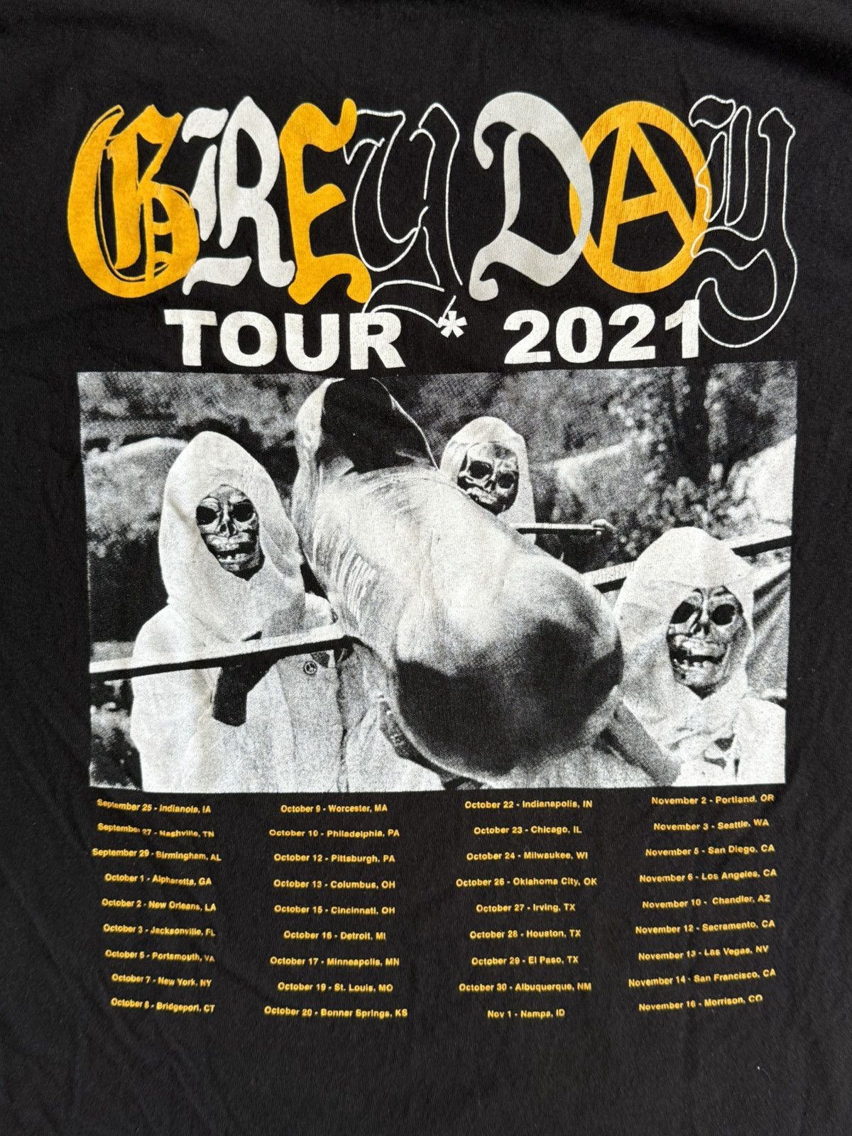 G59 Records $uicideboy$ G59 grey day tour 2021 tee L Size US L / EU 52-54 / 3 - 5 Thumbnail