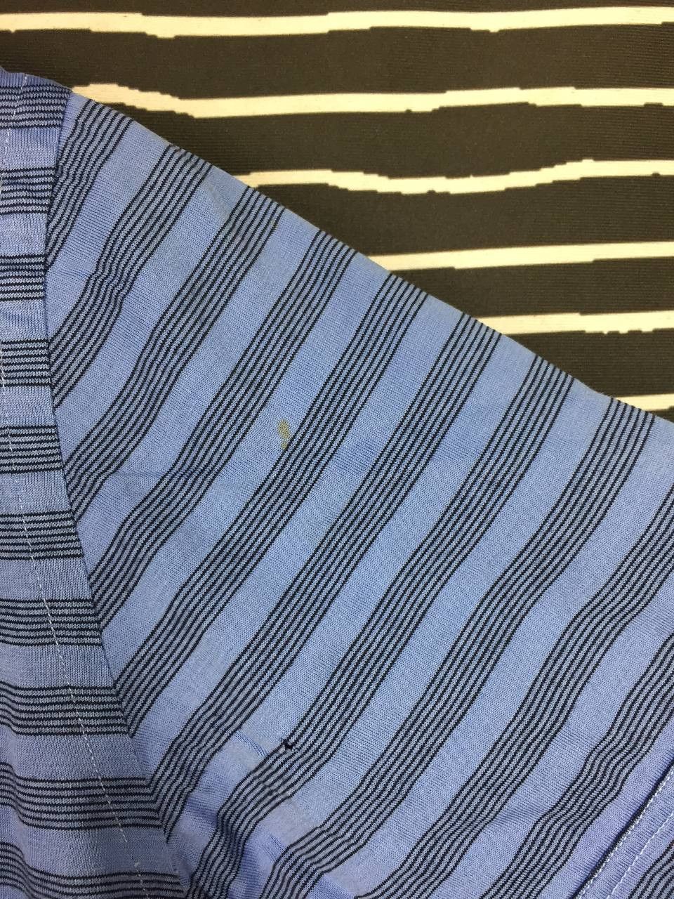 Aquascutum × Designer × Vintage Vtg 80s Aquascutum of London Striped Retro Polo Tee Size US M / EU 48-50 / 2 - 9 Thumbnail
