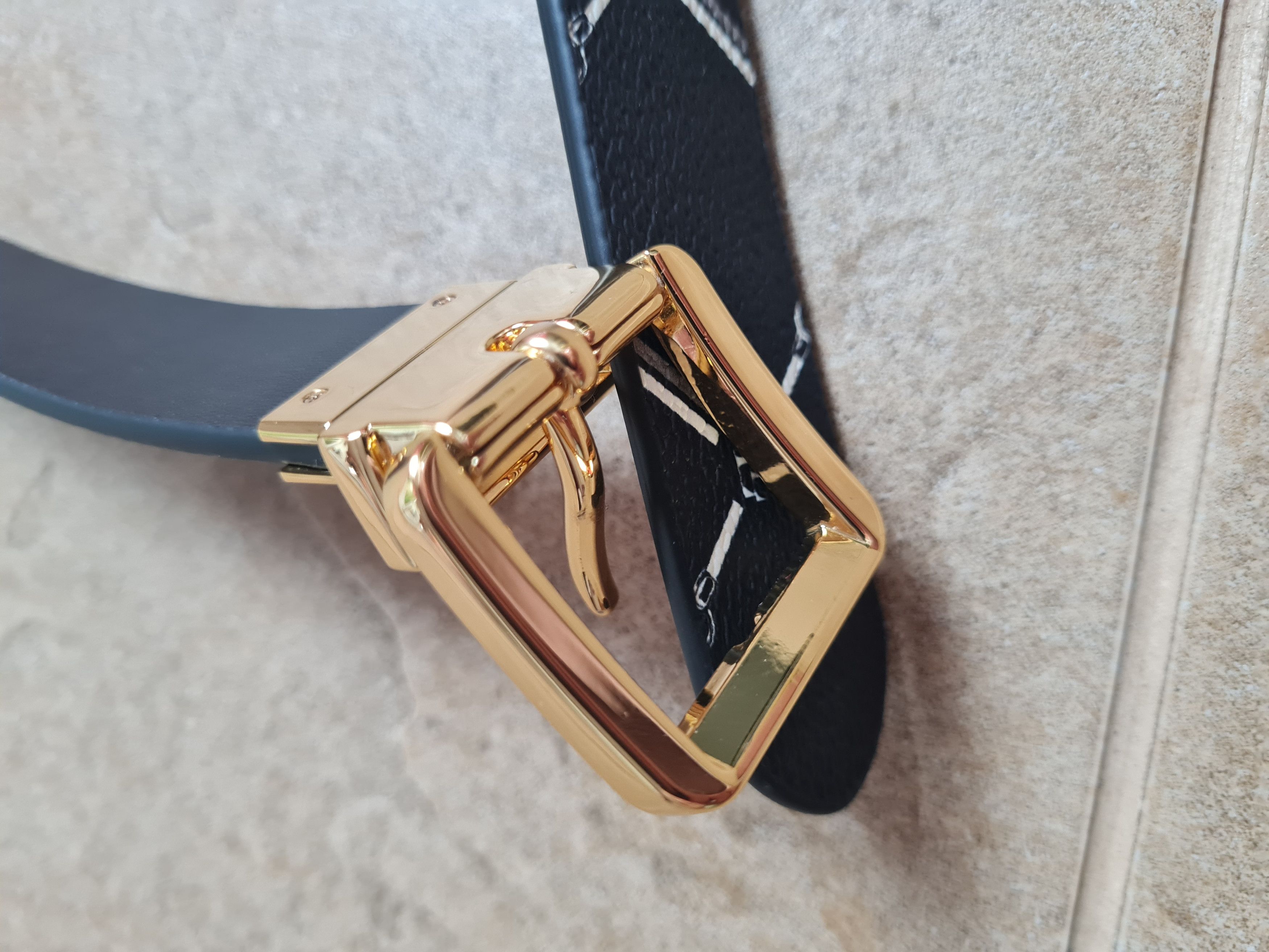 Polo Ralph Lauren Lauren Ralph Lauren Polo Leather belt monogram RPL RL Size ONE SIZE - 17 Thumbnail