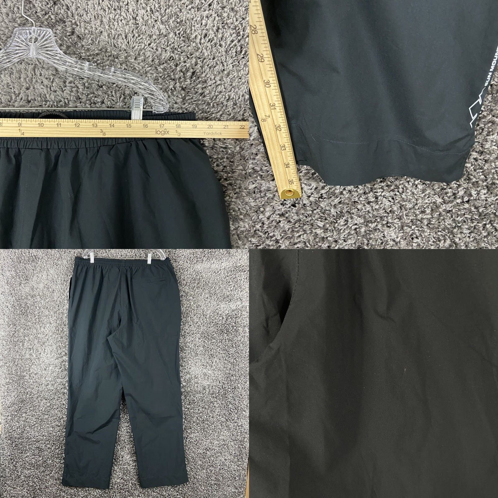 Vintage VINTAGE Sun Mountain Rain Pants Men's 2XL Activewear Black Waterproof Size US 39 - 8 Thumbnail