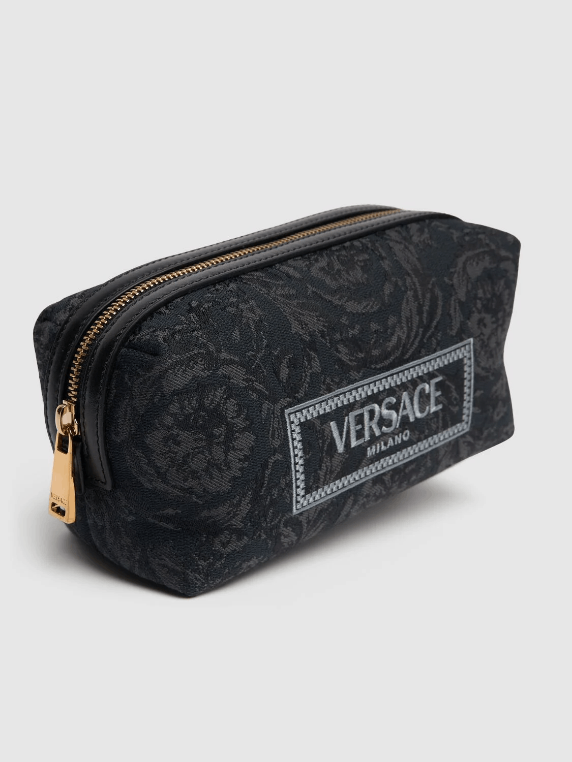 Versace VERSACE Barocco Black Jacquard Toiletry Bag New & Authentic Size ONE SIZE - 2 Thumbnail