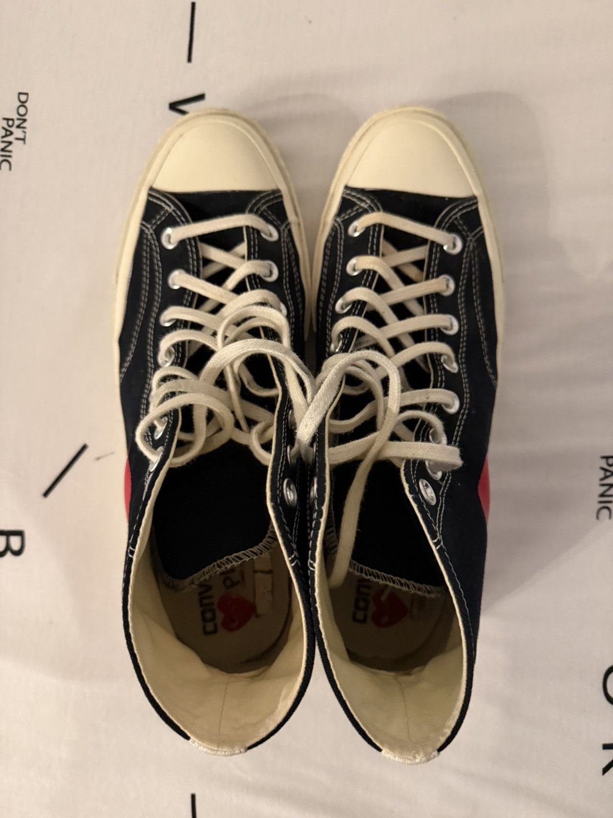 Comme des Garcons PLAY × Converse Converse Chuck Taylor All Star 70 High 12US Size US 12 / EU 45 - 4 Thumbnail
