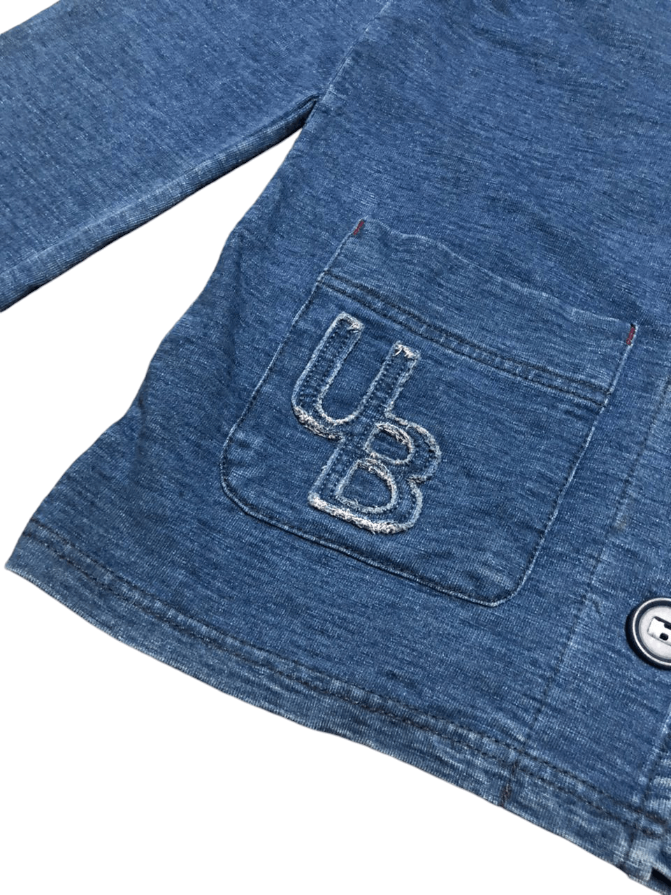 Japanese Brand Vintage Une Brisel Indigo Deck Made In Indigo Size S / US 4 / IT 40 - 11 Thumbnail
