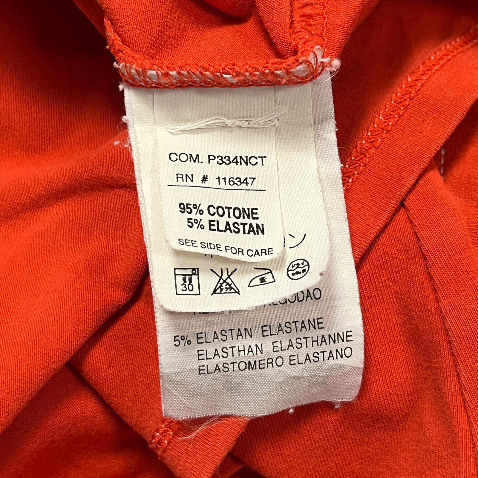 Moncler Moncler Patch Logo Orange Y2K Slim Top Blouse Shirt XS-S Size XS / US 0-2 / IT 36-38 - 12 Thumbnail