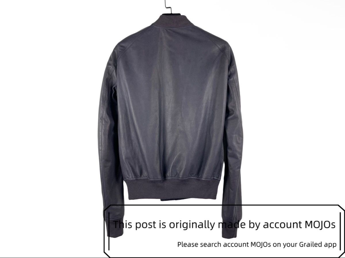 Rick Owens Sz 50 Rick Owens 17AW Raglan Lambskin Leather Bomber mojos24 Size US M / EU 48-50 / 2 - 2 Thumbnail