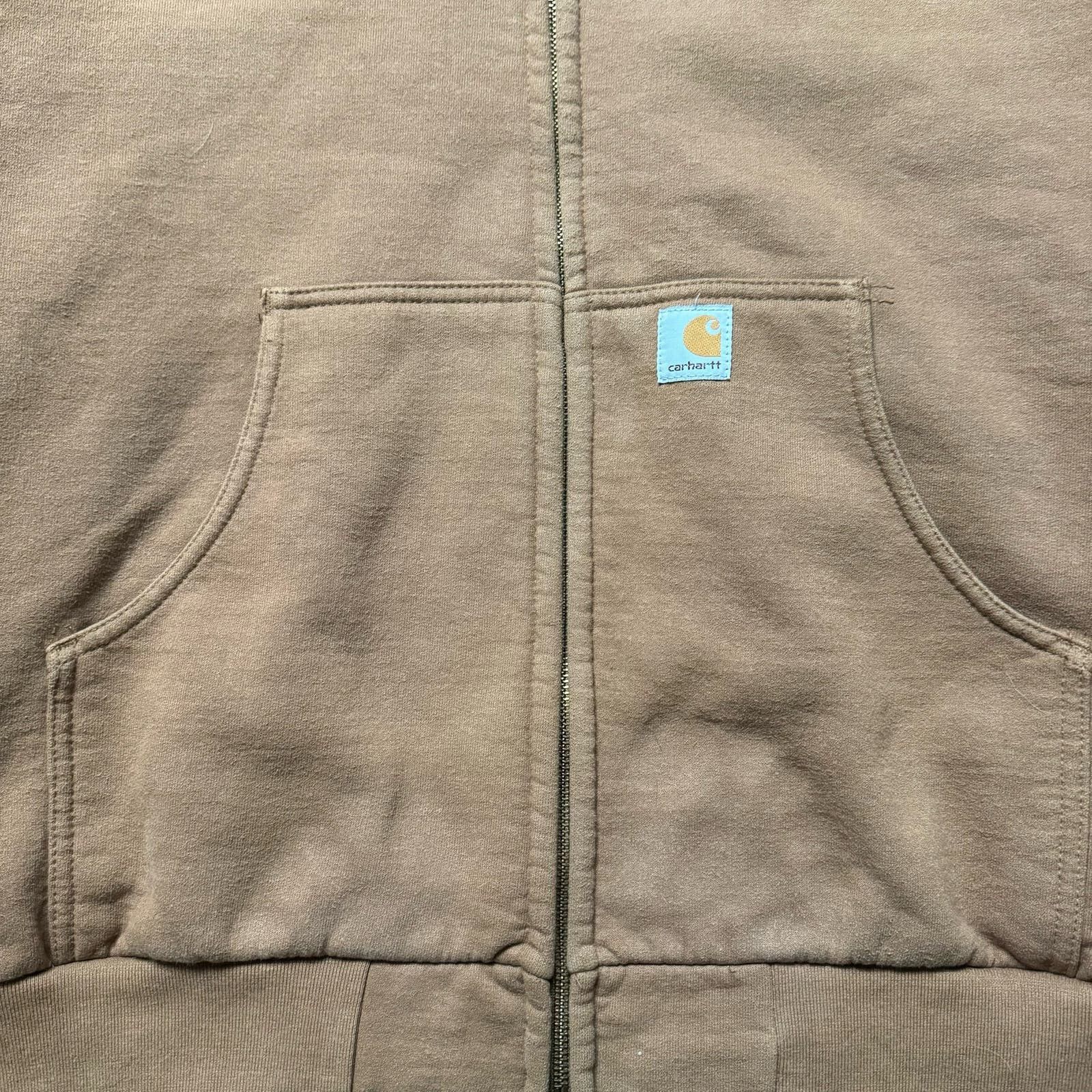 Carhartt Carhartt Workwear Weather Proof Lining Zip Up Hoodie Sweater Size US XL / EU 56 / 4 - 5 Thumbnail