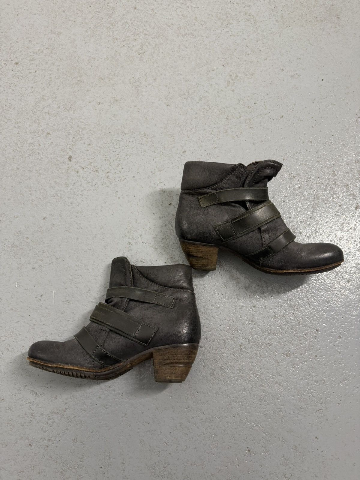 A.S.98 Vintage A.S.98 Leather Buckle Boots Size US 8 / IT 38 - 6 Thumbnail