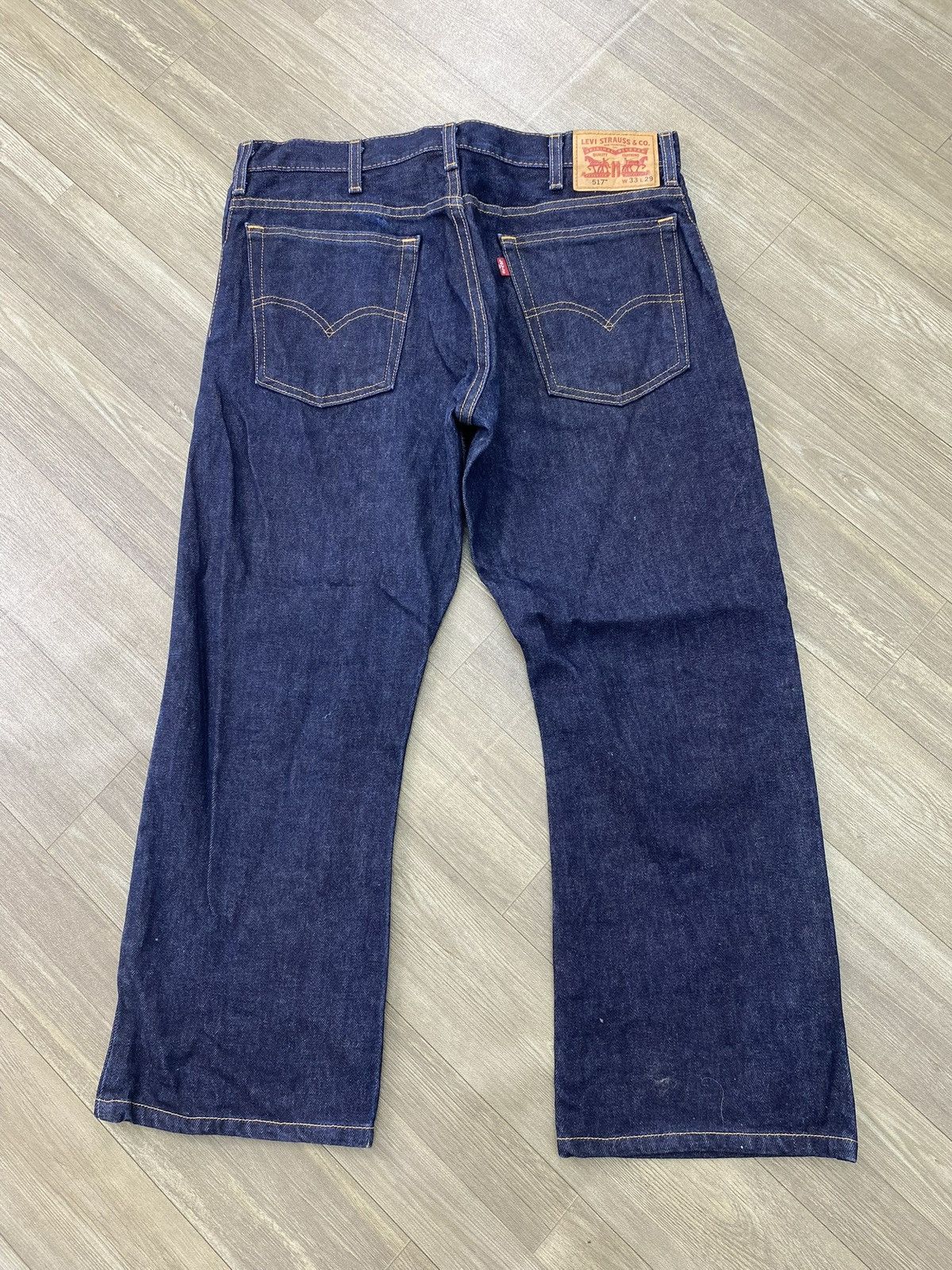 Levi's Vintage Clothing 2000s Vintage Levis 517 Bell Button Bootcut Flared Jeans Size US 33 - 18 Thumbnail