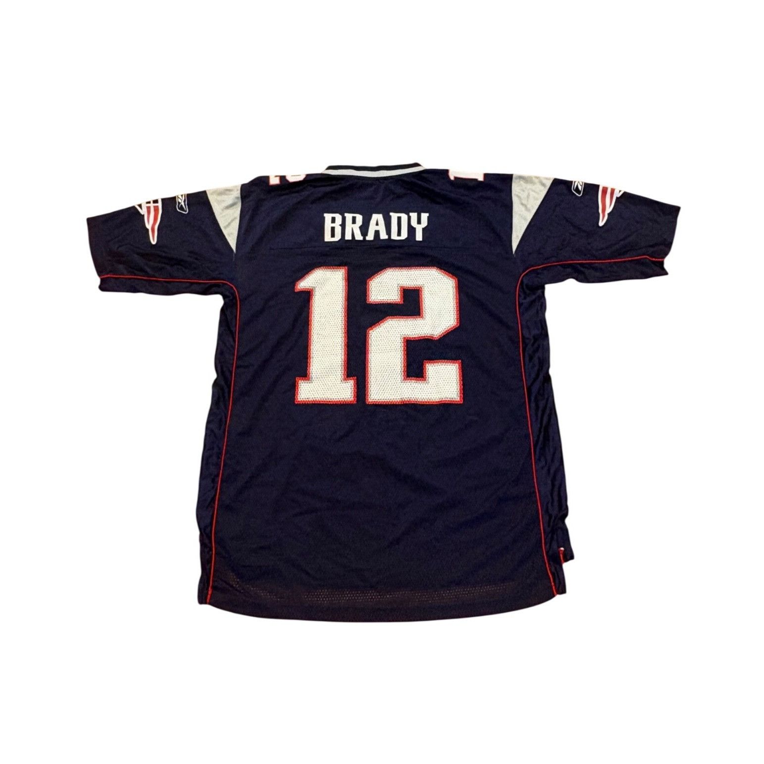 Reebok Reebok New England Patriots Tom Brady #12 Blue NFL Football Size US XL / EU 56 / 4 - 1 Thumbnail