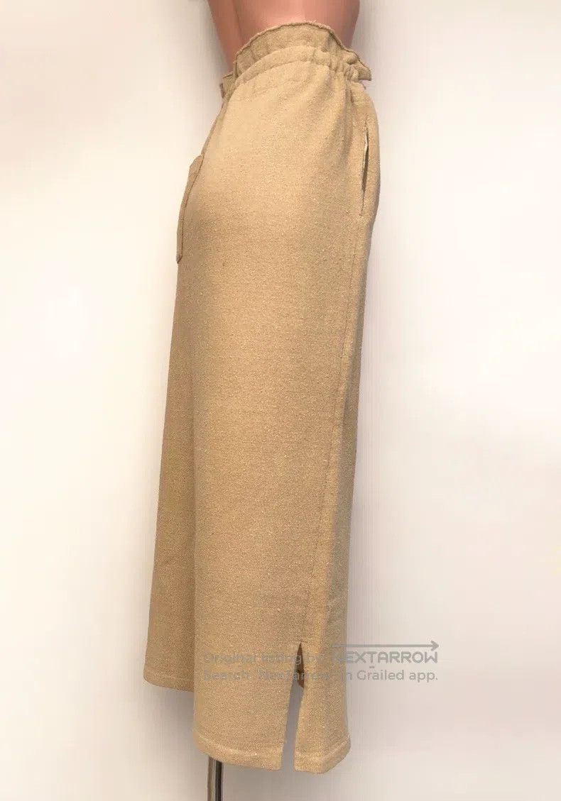 Yohji Yamamoto Yohji Yamamoto size 3 Silk camel drawstring skirt Size 25" / US 0 / IT 36 - 3 Thumbnail