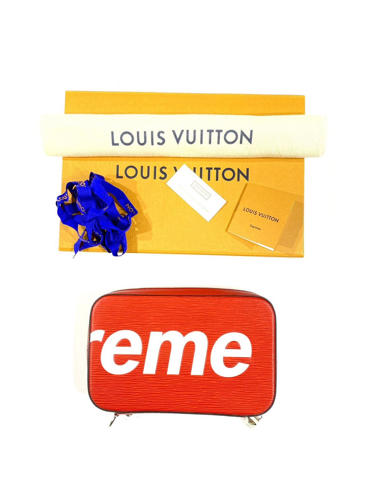 Louis Vuitton × Supreme Louis Vuitton X SUPREME 1 OF 1 Sample Unreleased Hand Clutch Size ONE SIZE - 9 Thumbnail