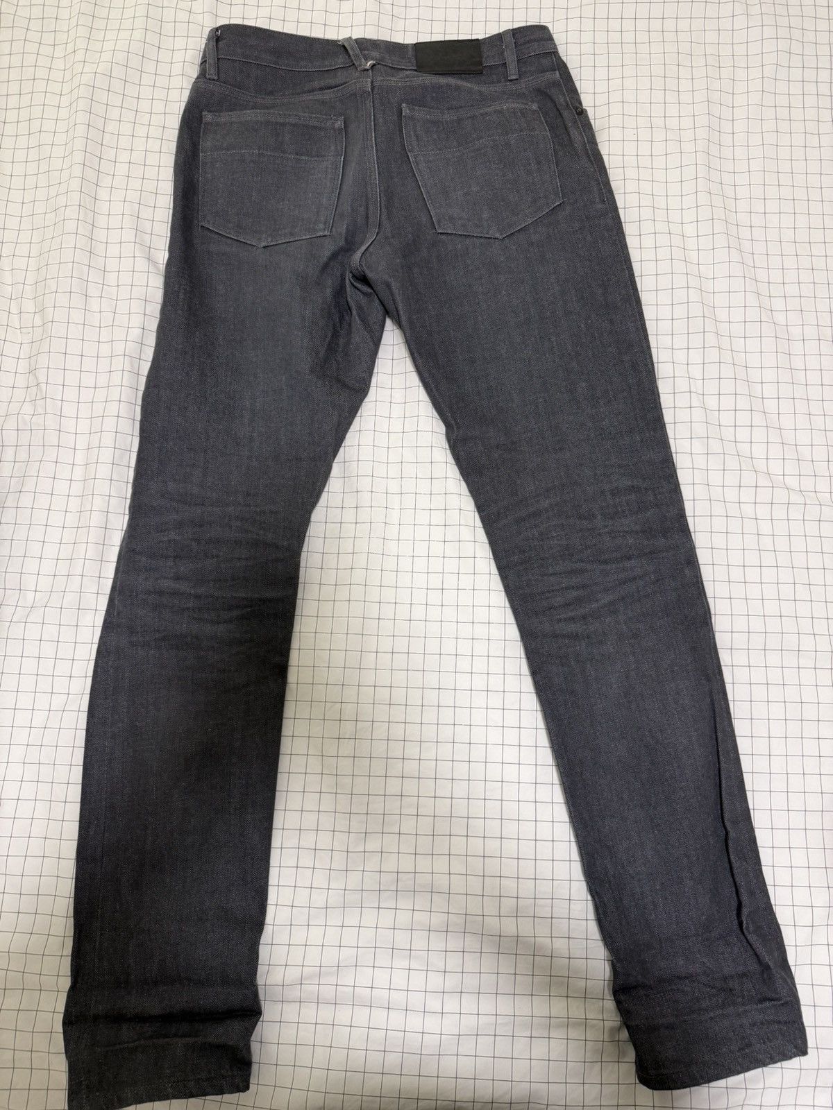 Raleigh Denim Raleigh Denim Martin Selvedge Raw Smokey Grey 32 Size US 32 / EU 48 - 2 Thumbnail