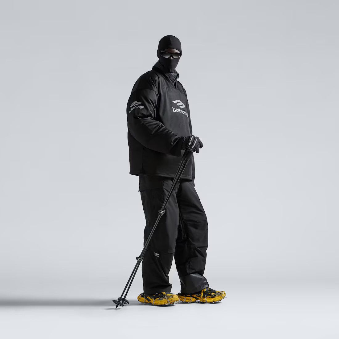 Balenciaga o1mt1gz0125 3XL Ski Sneakers in Yellow/Black Size US 8 / EU 41 - 7 Thumbnail