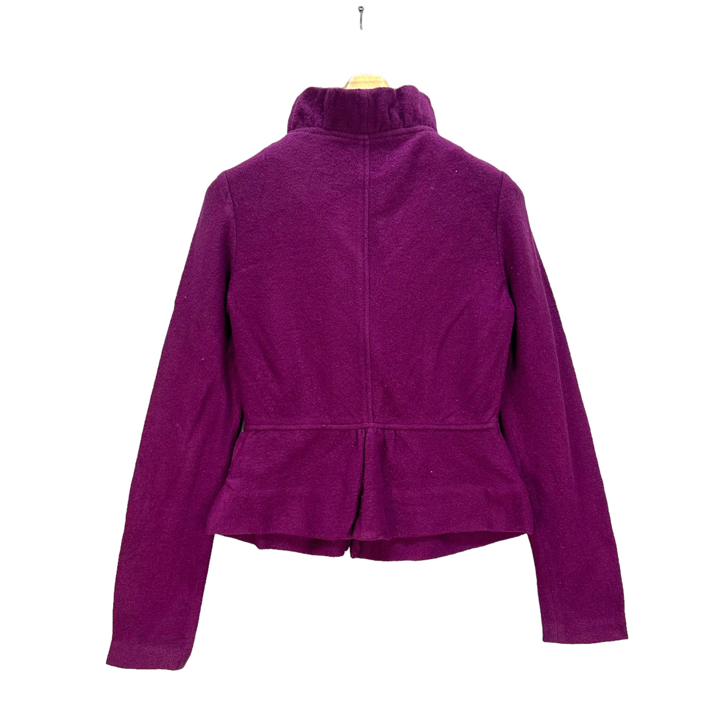 Max Mara MAX MARA WOOL CROP JACKET #8044-198 Size M / US 6-8 / IT 42-44 - 9 Thumbnail