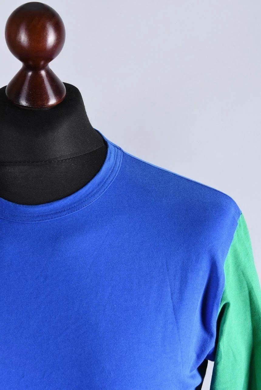 Comme des Garcons Comme des Garcons SHIRT Long Sleeve T-Shirt Blue Size M Size US M / EU 48-50 / 2 - 2 Thumbnail