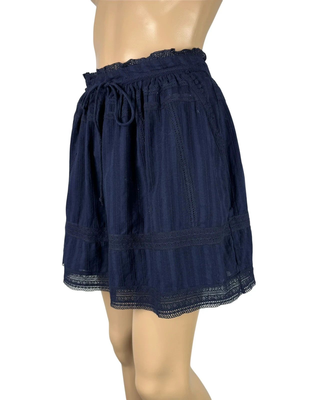 Zadig & Voltaire Zadig & Voltaire Joxini Mini Skirt Lace Cotton size 36 Size 26" / US 2 / IT 38 - 4 Thumbnail