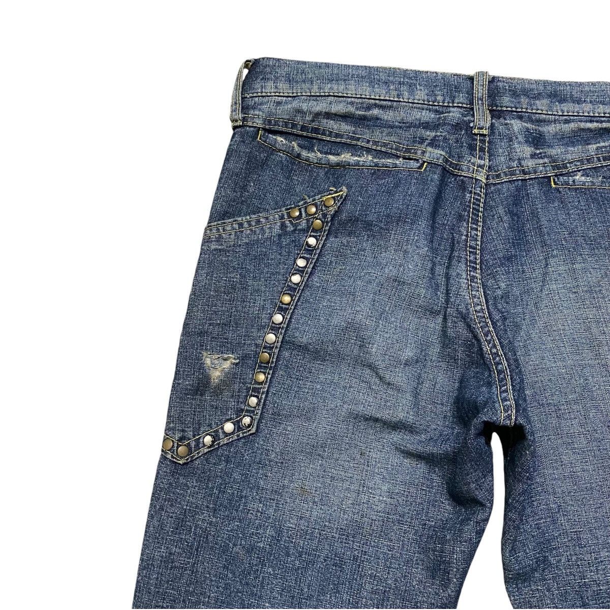 ABAHOUSE ABAHOUSE Rusty Denim Studded Jeans Size US 31 - 10 Thumbnail
