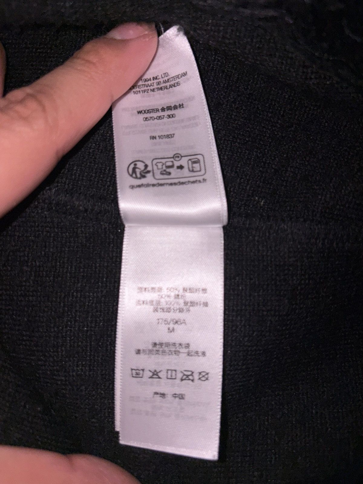 Supreme Supreme Shoulder Logo Fleece Jacket – Black (Size M) Size US M / EU 48-50 / 2 - 8 Thumbnail