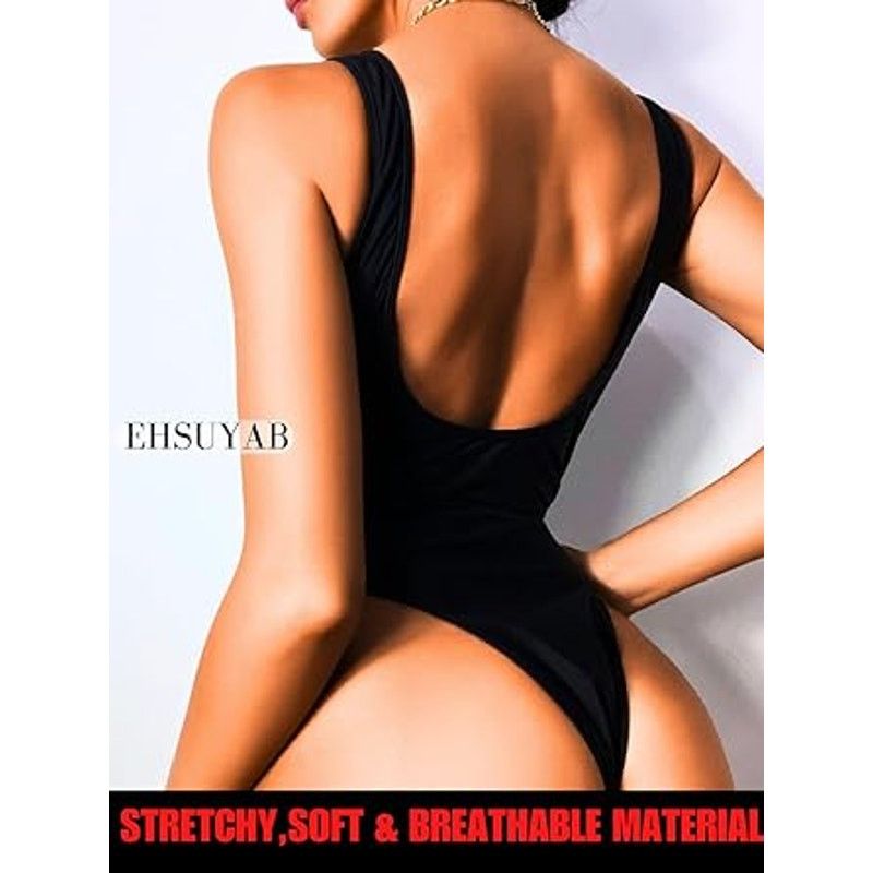 Other EHSUYAB Sexy One Piece Swimsuit for Women, Plunge Swimsuits Size ONE SIZE - 3 Thumbnail