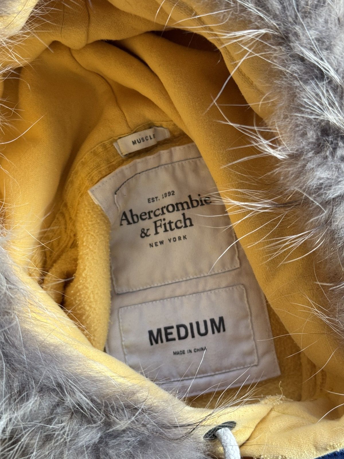 Abercrombie & Fitch Abercrombie & Fitch Y2K Fur Faux hoodie if six was nine LGB Size M / US 6-8 / IT 42-44 - 5 Thumbnail