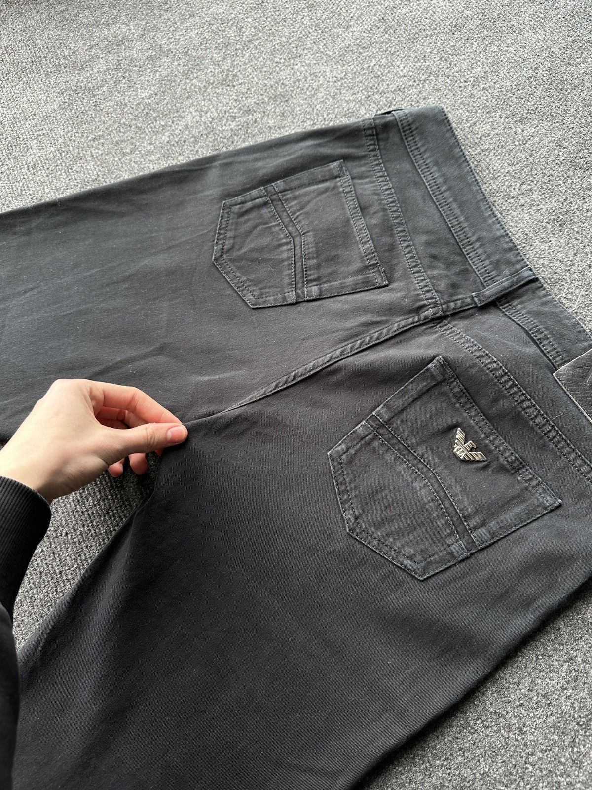 Armani 🚨 Armani Regular LUXURY OLD MONEY relax Black Womens Size 30" / US 8 / IT 44 - 12 Thumbnail