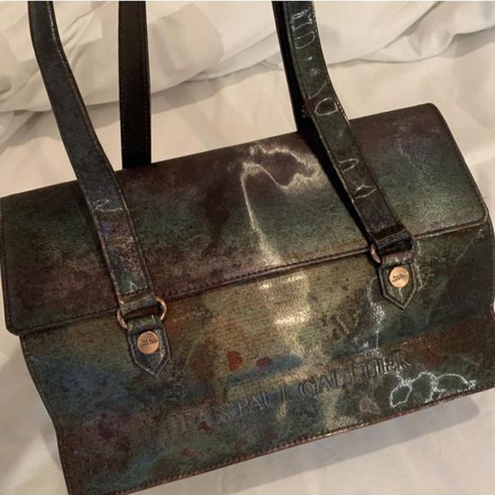 Vintage 90s Jean Paul Gaultier Vinyl PVC Luggage Bag