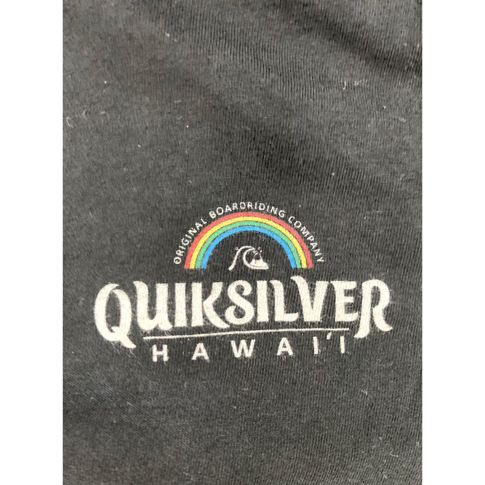 Quiksilver Quiksilver Hawaii Graphic T-shirt Men Small Black Short Sleeve Size US S / EU 44-46 / 1 - 4 Thumbnail