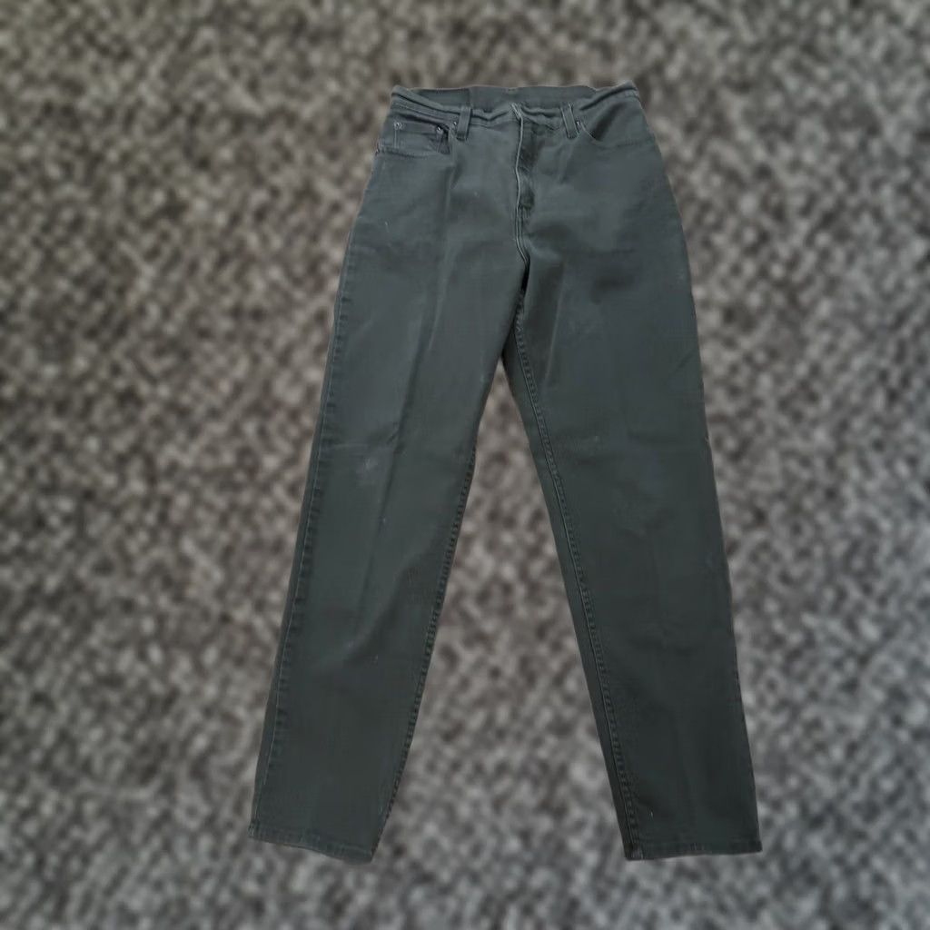 Levi's VINTAGE Levi's 550 Relaxed Tapered Jeans Women's 28 Green Denim High rise 90s American Classic Jeans Womens Size 28" / US 6 / IT 42 - 1 Thumbnail