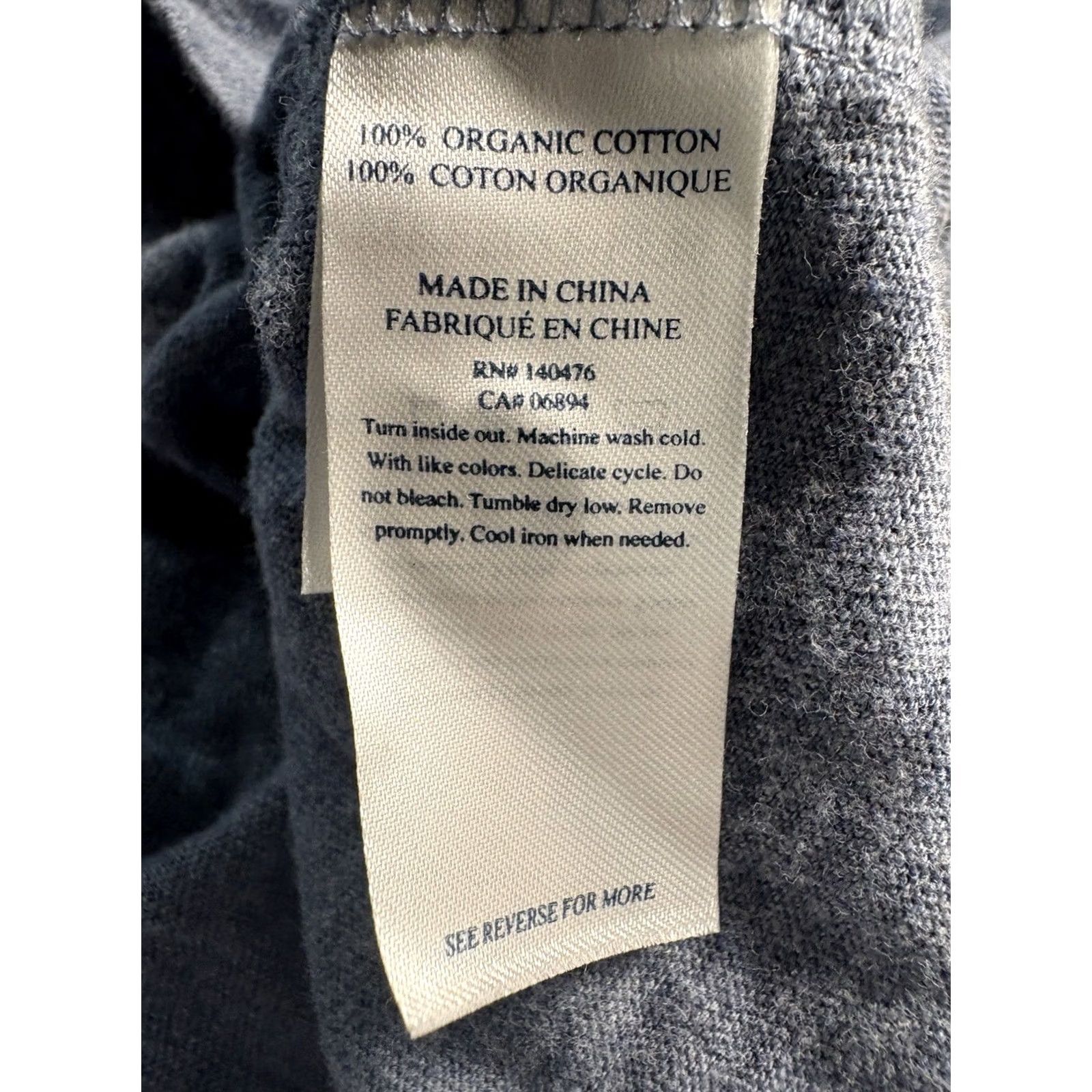 Faherty Faherty Polo Mens XL Blue Heather Shirt Long Sleeve Pocket Soft Organic Cotton Size US XL / EU 56 / 4 - 7 Thumbnail