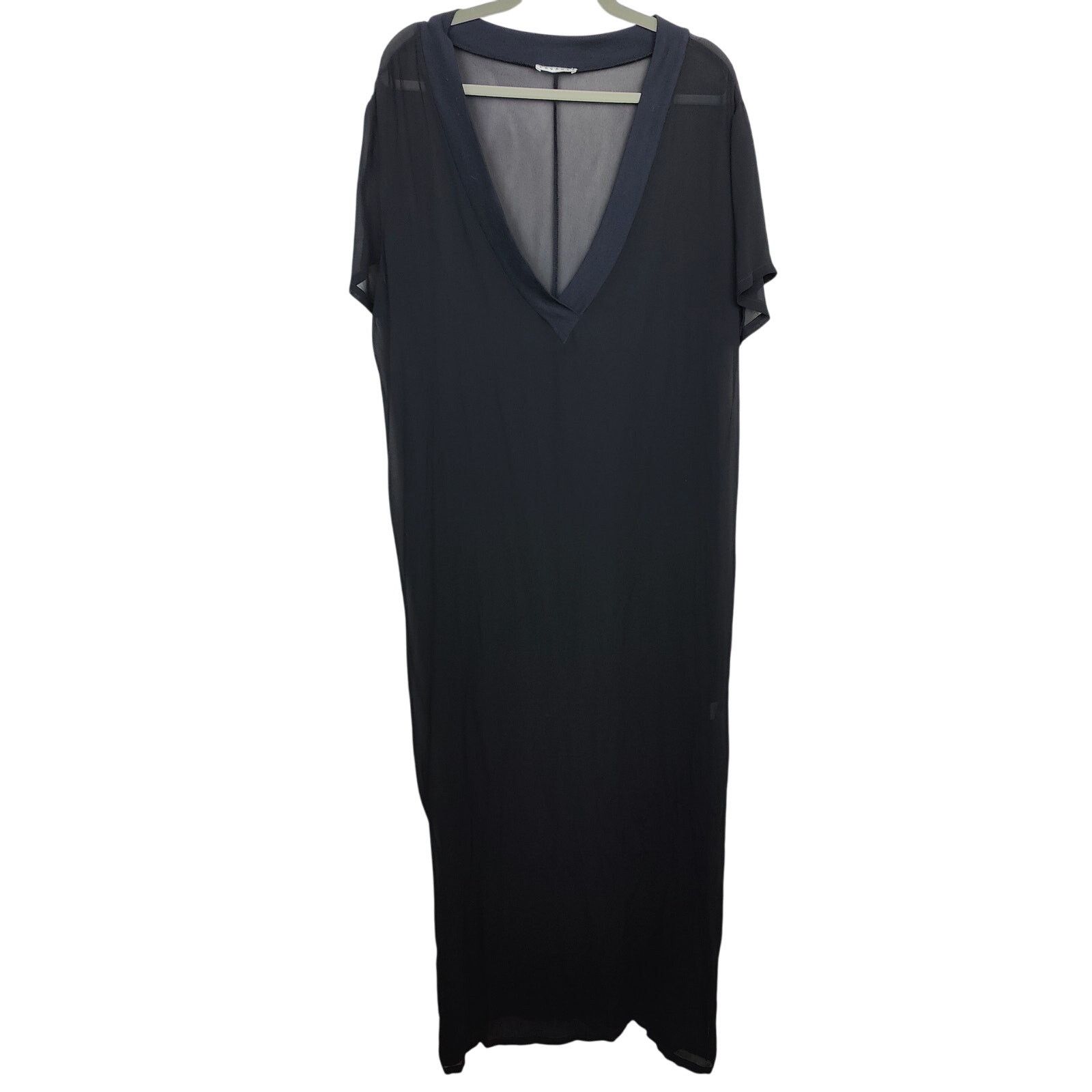 Other Lacausa Sheer Maxi Dress Womens Small Black Relaxed Beach Size S / US 4 / IT 40 - 1 Thumbnail