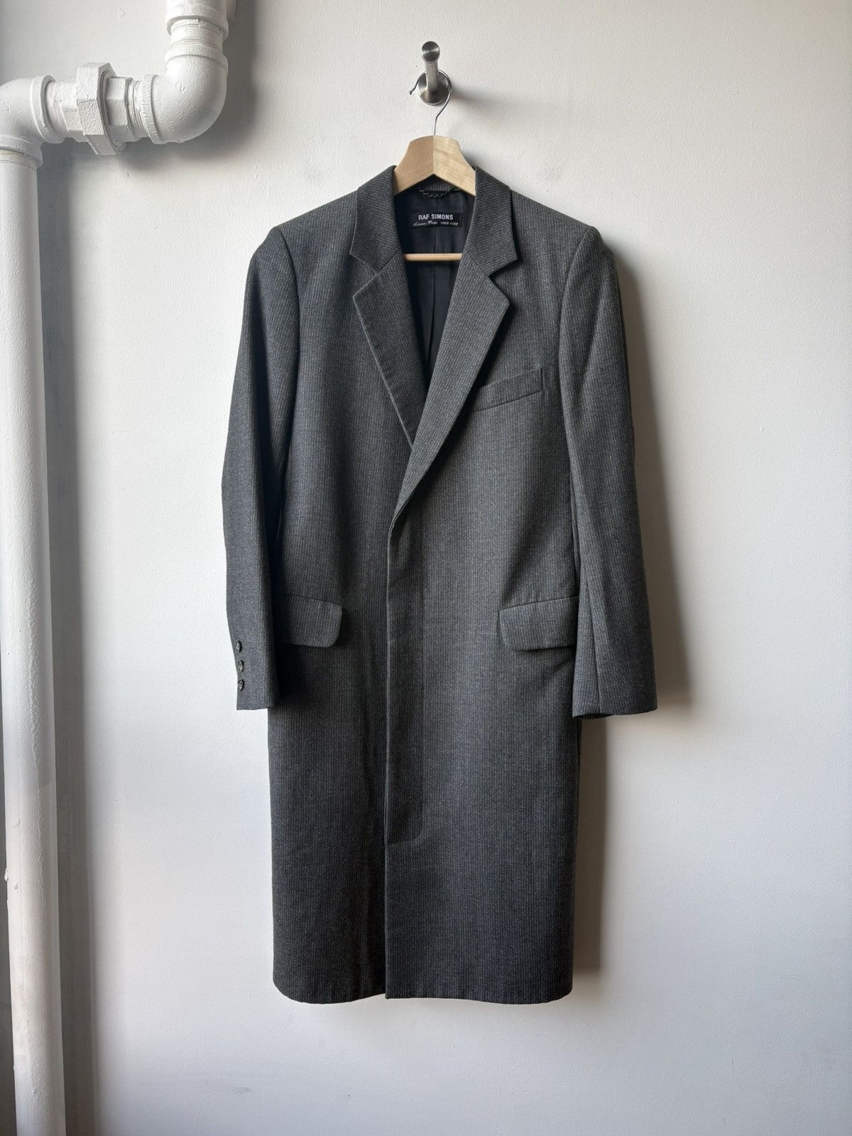 Raf Simons Raf Simons AW98-99 "Radioactivity" Cashmere Wool Trench Coat Size US S / EU 44-46 / 1 - 1 Thumbnail